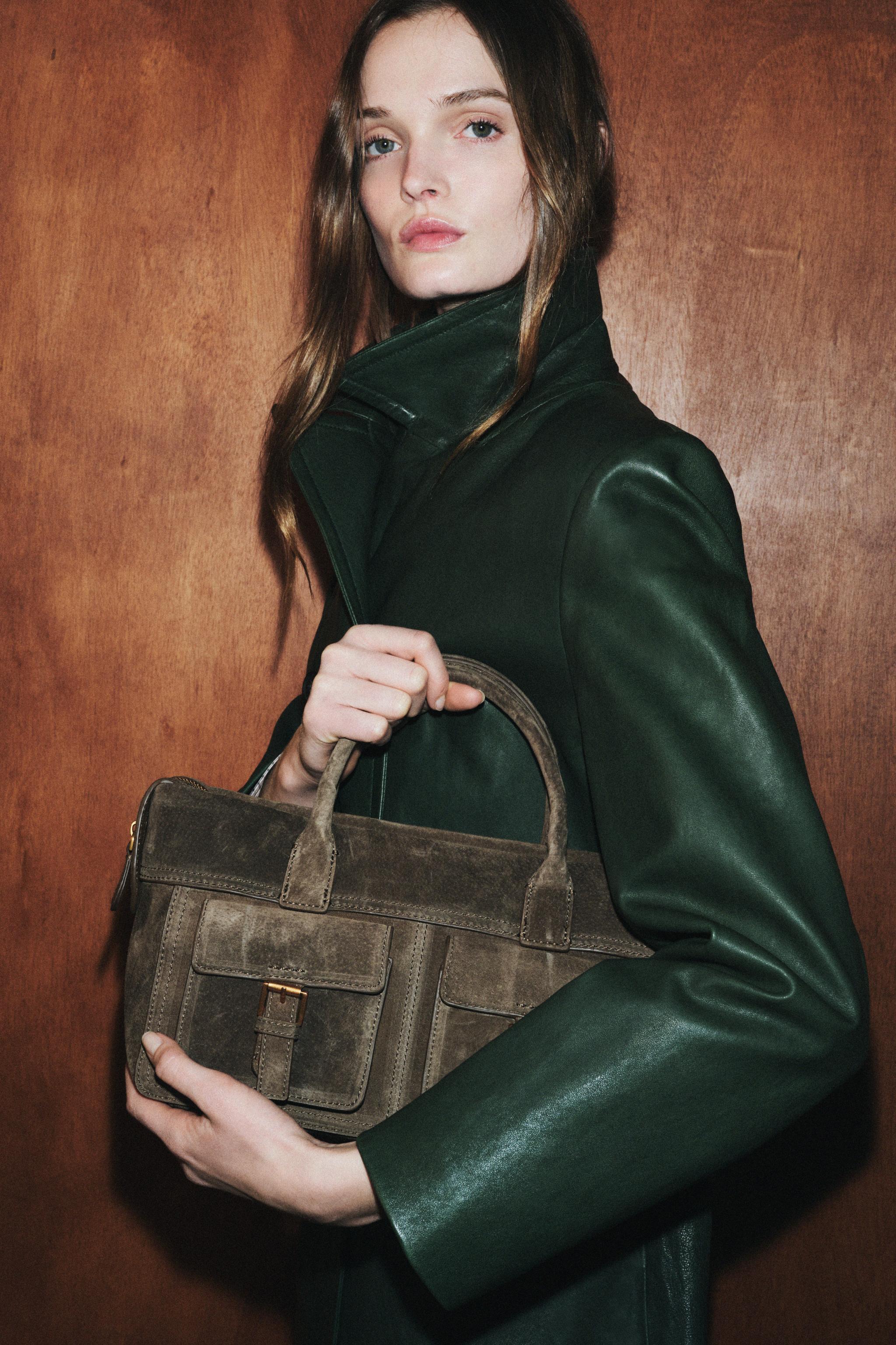 SAC EN CUIR AVEC POCHES